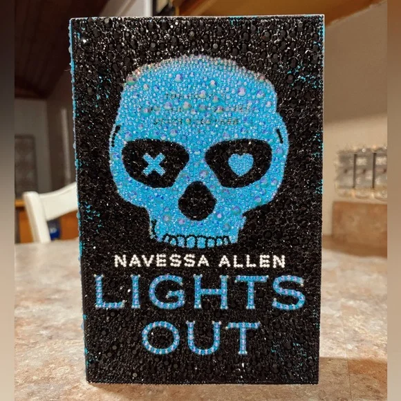 Handmade bedazzled Lights Out book by Navessa Allen - Picture 3 of 4
